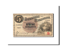 Sweden, 5 Kronor, 1918-1952, KM:33z, 1943, VG(8-10)