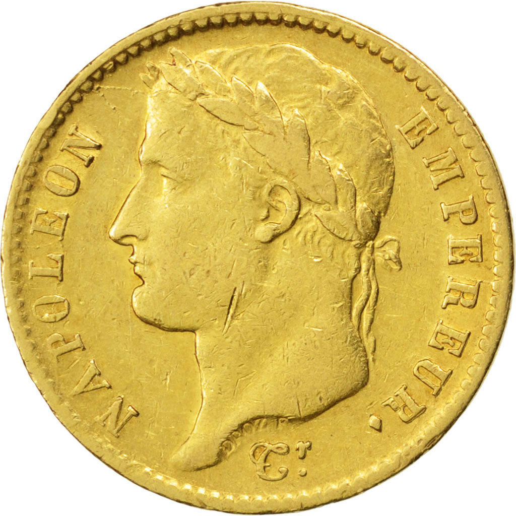 Francia, Napoléon I, 20 Francs, 1812, Lille, BB, Oro, KM:695.10, Gadoury:1025