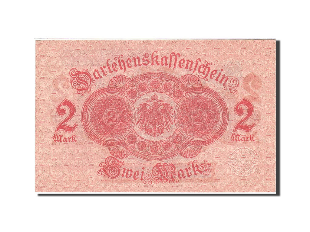 Germany, 2 Mark, 1914, KM:53, 1914-08-12, UNC(63)