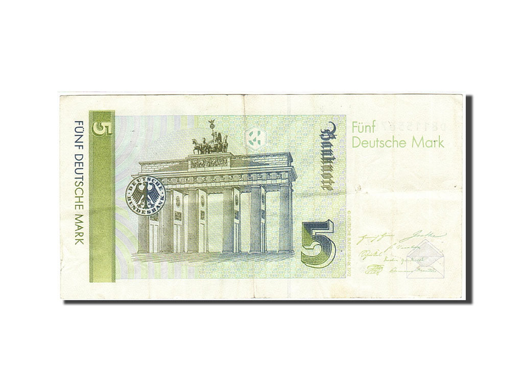 GERMANY FEDERAL REPUBLIC, 5 Deutsche Mark, 1989-1991, KM:37, 1991-08-01