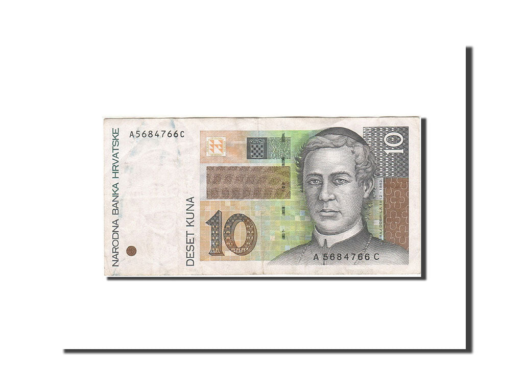 Banconote, Croazia, 10 Kuna, 1995, KM:36a, 1995-01-15, MB