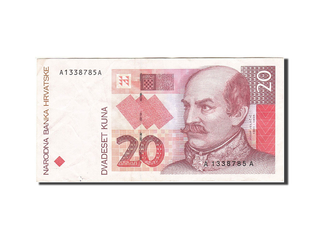 Banknote, Croatia, 20 Kuna, 1993, 1993-10-31, KM:30a, EF(40-45)