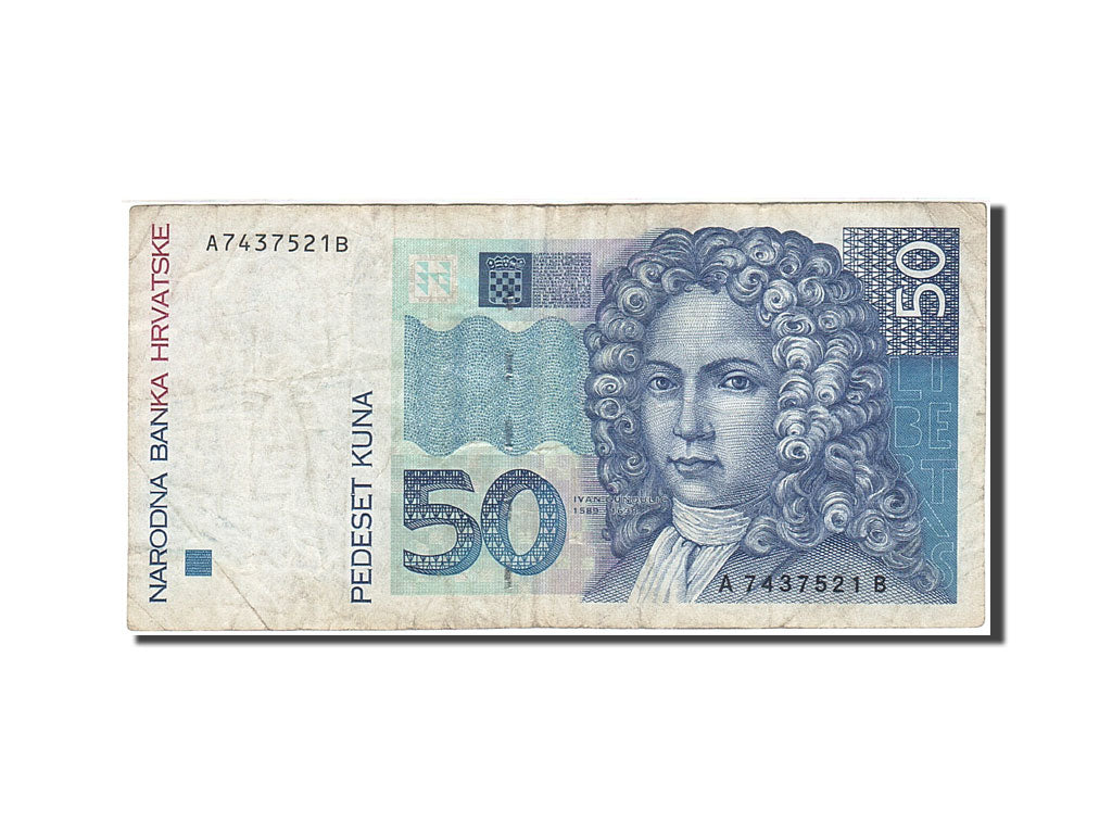 Croatia, 50 Kuna, 1993, KM:31a, 1993-10-31, VF(20-25)