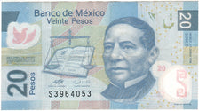 Mexico, 20 Pesos, 2004-2006, KM:122c, 2006-11-22, VF(20-25)