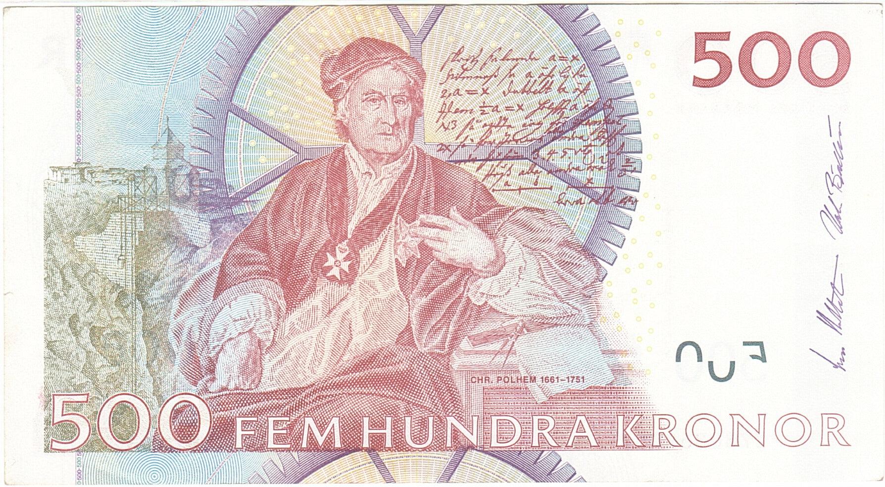 Banknote, Sweden, 500 Kronor, 2001-2006, 2001-2002, KM:66a, AU(55-58)