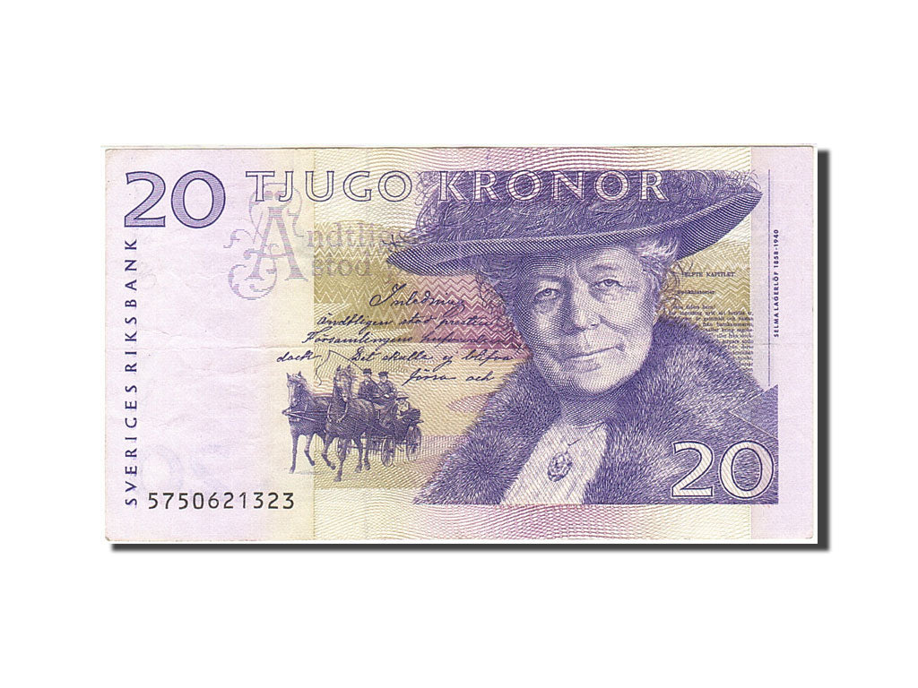 Sweden, 20 Kronor, 1997-2007, KM:63b, 2003-2005, VF(30-35)