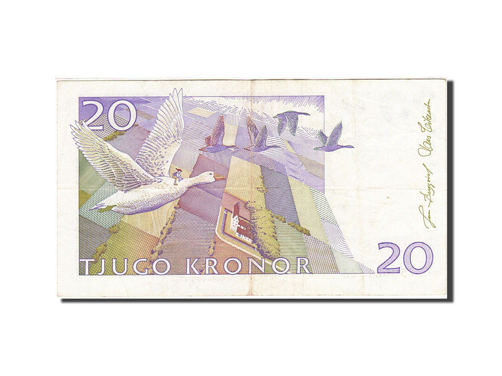 Sweden, 20 Kronor, 1997-2007, KM:63b, 2003-2005, VF(30-35)