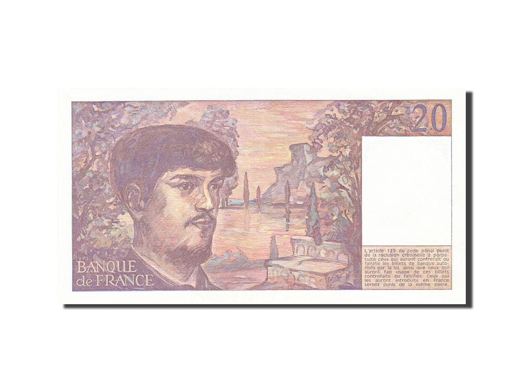 France, 20 Francs, 1980, KM:151b, 1987, UNC(60-62), Fayette:66.8