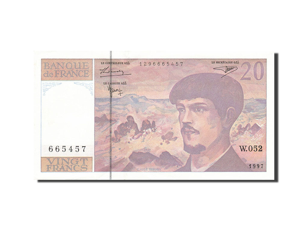 Francia, 20 Francs, 1980, KM:151i, 1997, MBC+, Fayette:66 ter.2