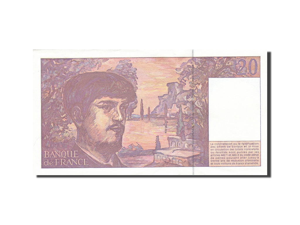 Francia, 20 Francs, 1980, KM:151i, 1997, MBC+, Fayette:66 ter.2