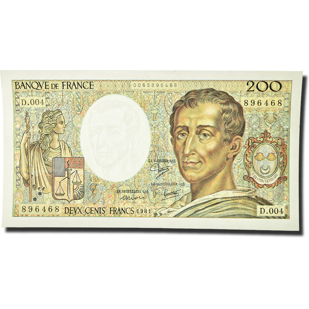 Billet, France, 200 Francs, 1981, 1981, SUP+, Fayette:70.1, KM:155a