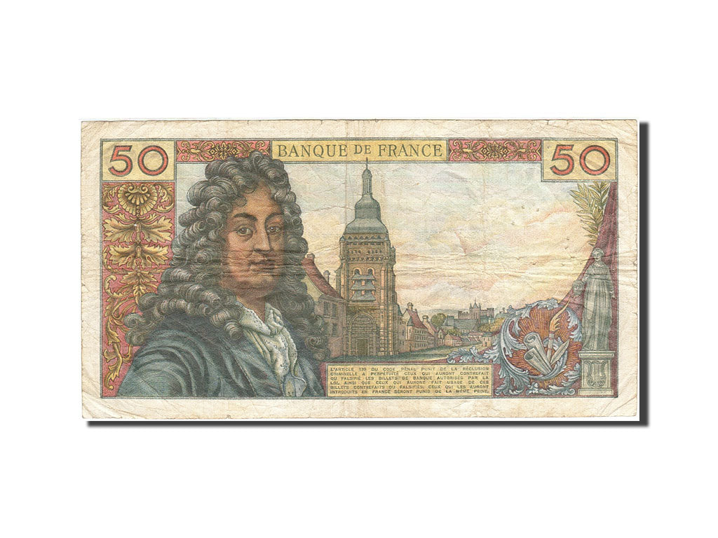France, 50 Francs, 1962, KM:148d, 1974-10-03, F(12-15), Fayette:64.28