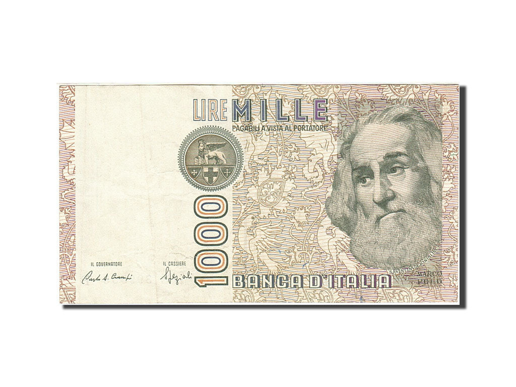 Banknote, Italy, 1000 Lire, 1982-1983, 1982-01-06, KM:109b, EF(40-45)