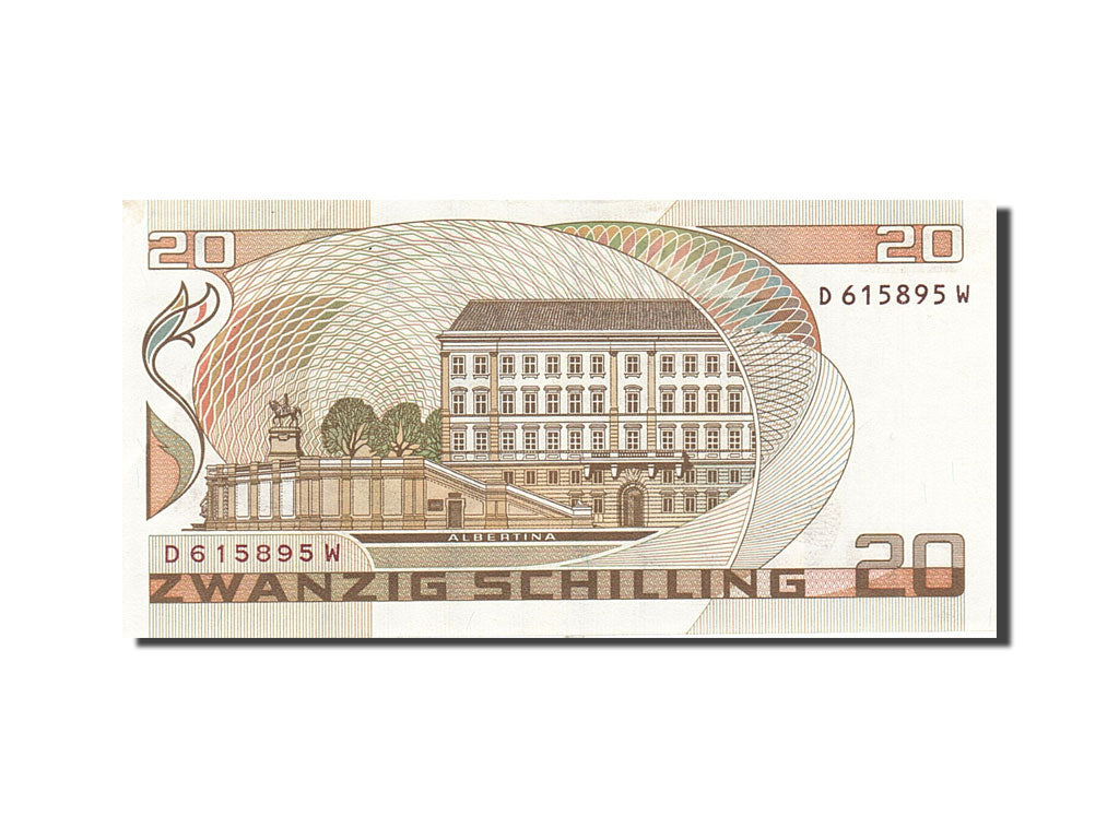 Banknote, Austria, 20 Schilling, 1983-1988, 1986-10-01, KM:148, AU(55-58)