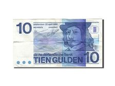 Netherlands, 10 Gulden, 1966-1972, KM:91b, 1968-04-25, VF(20-25)