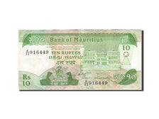 Mauritius, 10 Rupees, 1985-1991, Undated (1985), KM:35b, VF(20-25)