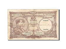 Billet, Belgique, 20 Francs, 1926, 1931-11-09, KM:98b, B+