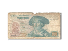 Belgium, 500 Francs, 1961-1971, KM:135b, 1971-03-01, VG(8-10)