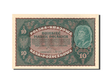Poland, 10 Marek, 1919, KM:25, 1919-08-23, UNC(63)