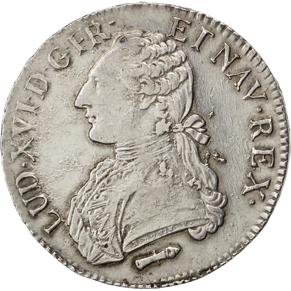 Francia, Louis XVI, Écu aux branches d'olivier, Ecu, 1785, Perpignan, BB, Ar...
