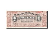 Banknote, Mexico - Revolutionary, 20 Pesos, 1914, 1914-02-10, KM:S536b, UNC(63)