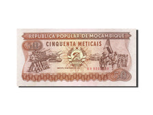 Billet, Mozambique, 50 Meticais, 1983-1988, 1983-06-16, KM:129a, SPL