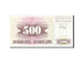Banknot, Bośnia-Hercegowina, 500 Dinara, 1992-1993, 1992-07-01, KM:14A