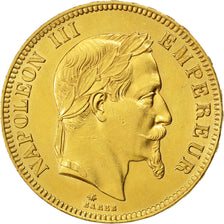 Second Empire, 100 Francs or Napoléon III tête laurée, Paris