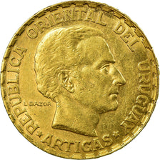 Coin, Uruguay, 5 Pesos, 1930, Paris, EF(40-45), Gold, KM:27