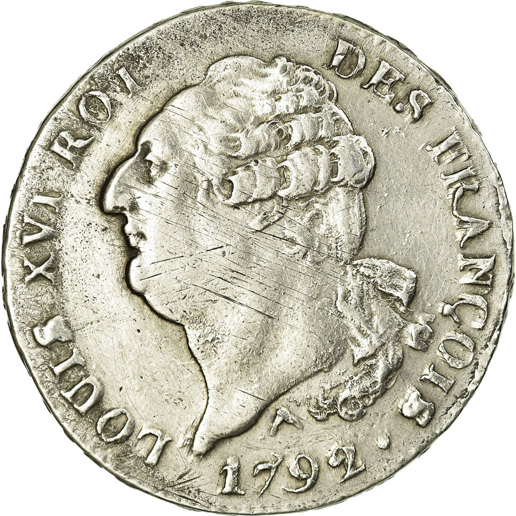Coin, France, Écu de 6 livres françois, ECU, 6 Livres, 1792, Orléans