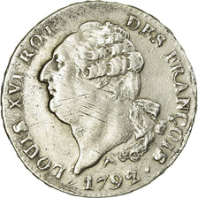 Coin, France, Écu de 6 livres françois, ECU, 6 Livres, 1792, Orléans