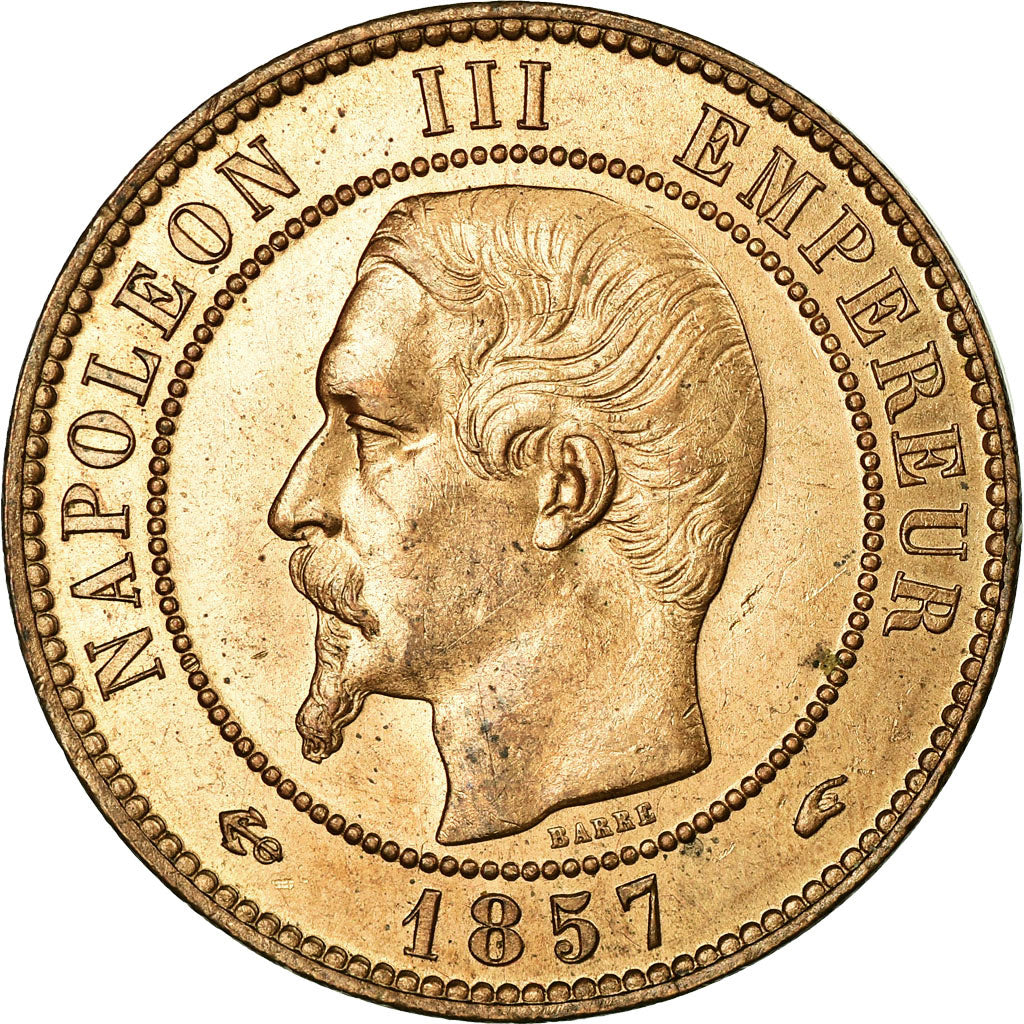 Coin, France, Napoleon III, Napoléon III, 10 Centimes, 1857, Paris, MS(63)