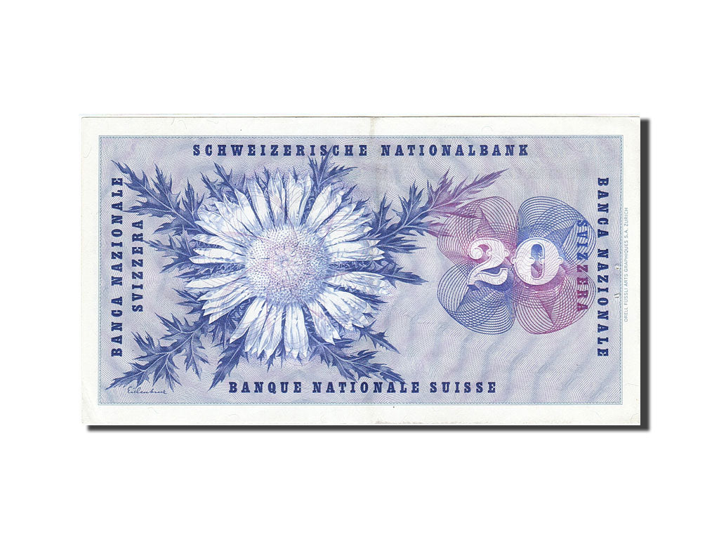 Schweiz, 20 Franken, 1954-1976, 1969-01-15, KM:46q, SS+