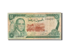 Morocco, 50 Dirhams, 1970, 1970, KM:58a, VF(20-25)