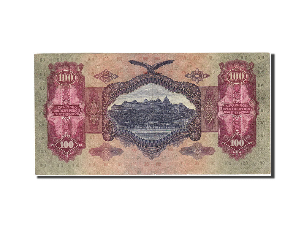Banknote, Hungary, 100 Pengö, 1928-1930, 1930-07-01, KM:98, EF(40-45)