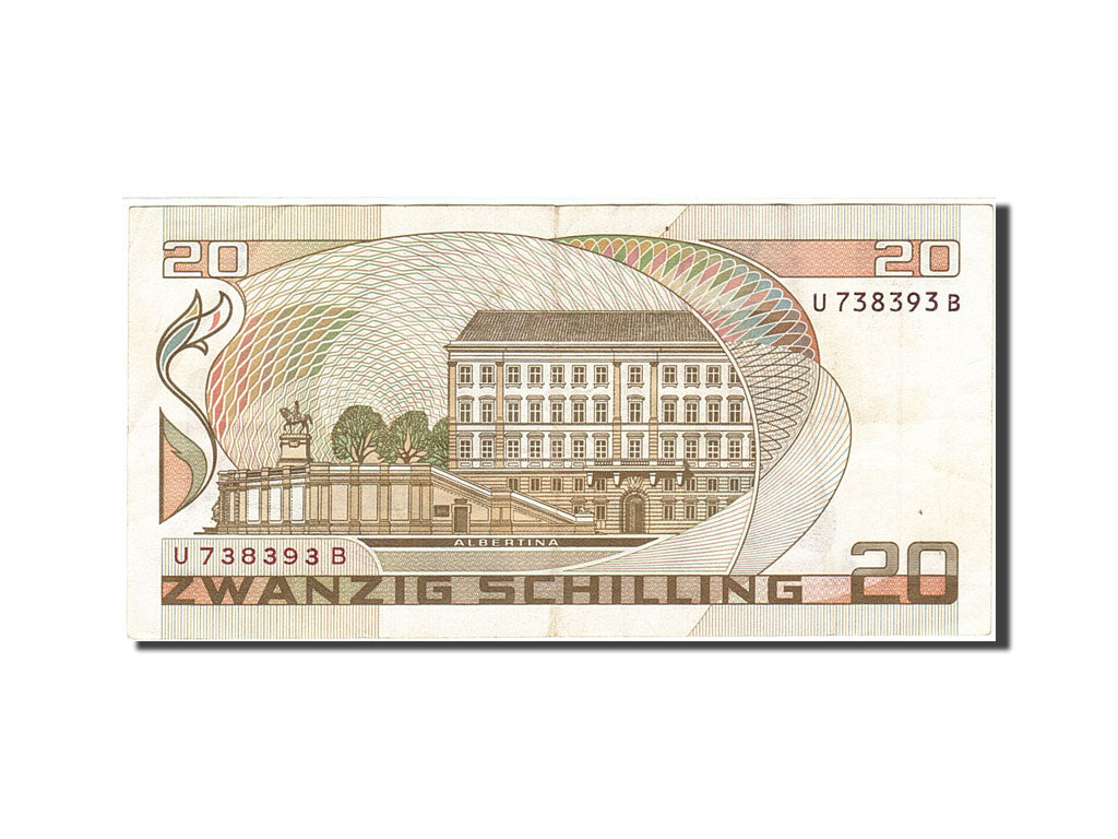 Banknote, Austria, 20 Schilling, 1983-1988, 1986-10-01, KM:148, AU(50-53)