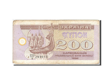 Ukraine, 200 Karbovantsiv, 1992, 1992, KM:89a, VF(20-25)