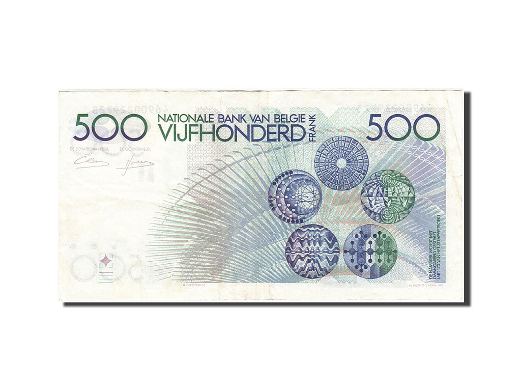 Banknote, Belgium, 500 Francs, 1978-1980, Undated (1980-1981), KM:141a