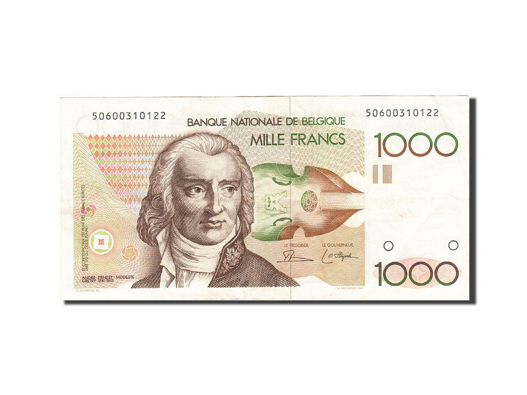 Banknote, Belgium, 1000 Francs, 1981-1982, Undated (1980-1996), KM:144a