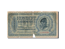Geldschein, Ukraine, 100 Karbowanez, 1942, 1942-03-10, KM:55, SGE