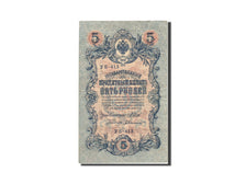 Biljet, Rusland, 5 Rubles, 1909, 1912-1917, KM:10b, TTB