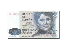 Billet, Espagne, 500 Pesetas, 1982-1987, 1979-10-23, KM:157, SPL