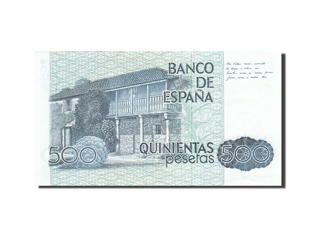 Billet, Espagne, 500 Pesetas, 1982-1987, 1979-10-23, KM:157, SPL