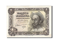 Banknot, Hiszpania, 1 Peseta, 1951, 1951-11-19, KM:139a, AU(50-53)