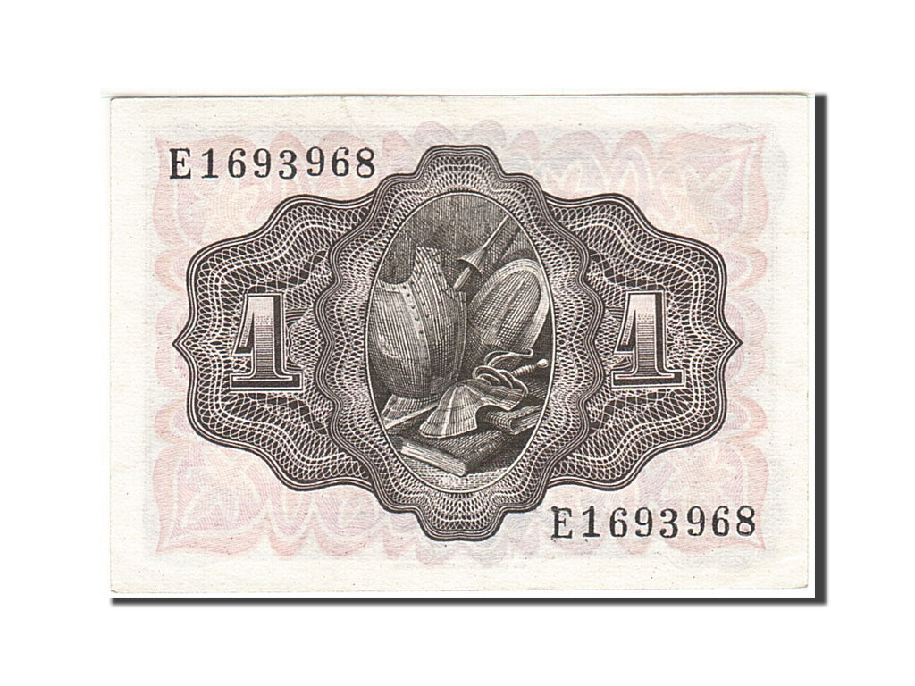 Banknote, Spain, 1 Peseta, 1951, 1951-11-19, KM:139a, AU(50-53)