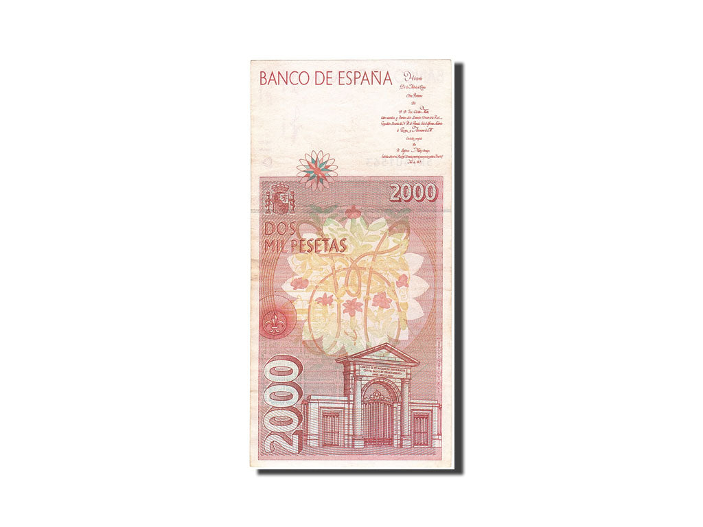 Spain, 2000 Pesetas, 1992-1996, KM:164, 1992-04-24, EF(40-45)