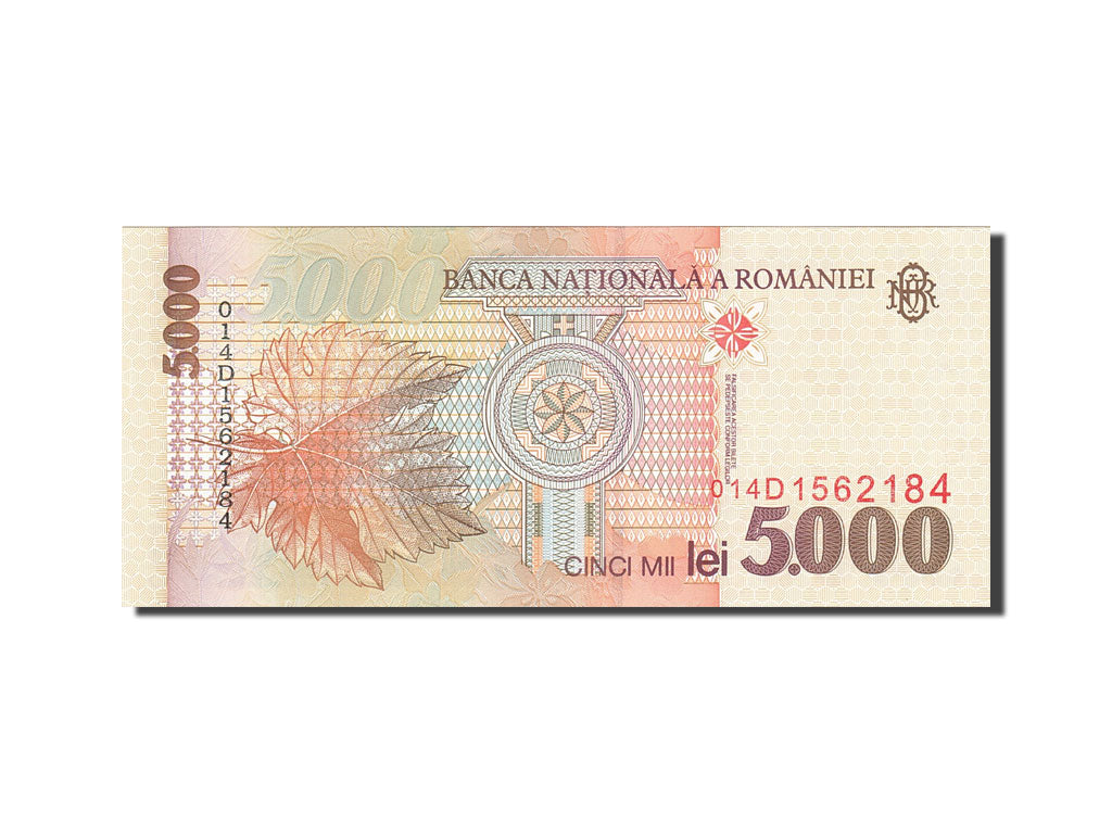 Banknote, Romania, 5000 Lei, 1996-2000, 1998, KM:107a, UNC(65-70)