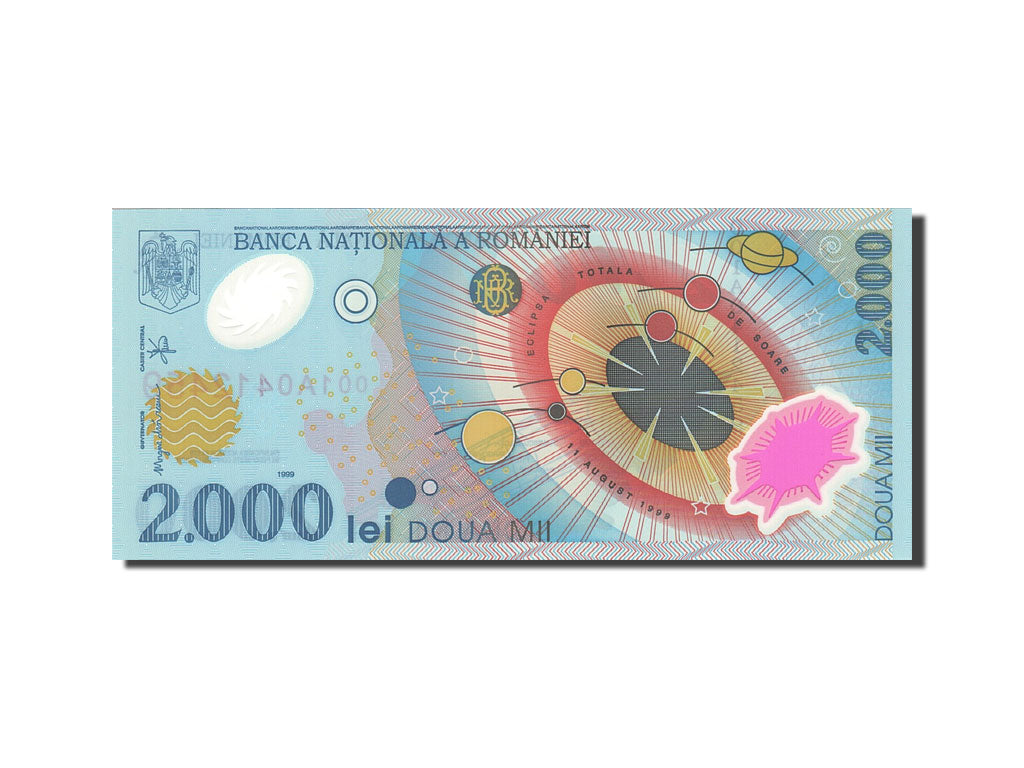 Banknote, Romania, 2000 Lei, 1999, 1999-08-11, KM:111a, UNC(65-70)