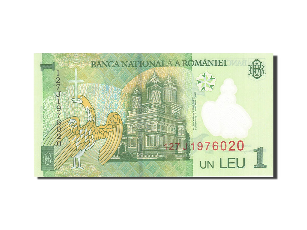 Banknote, Romania, 1 Leu, 2005, 2005-07-01, KM:117a, UNC(65-70)