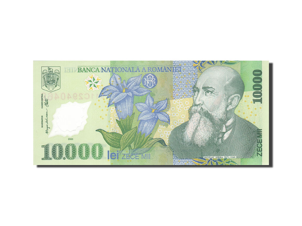 Banconote, Romania, 10,000 Lei, 2000-2001, KM:112a, 2000, FDS